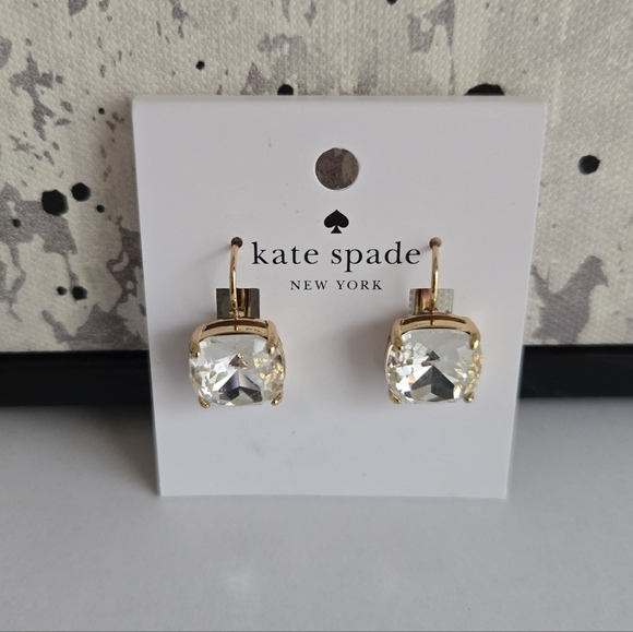 kate spade Jewelry - Kate Spade Gold Tone Dangle Earrings NWT
